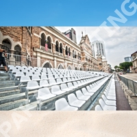 Tribune pour triathlons Bleacher Stadium Solution de sièges pour sports et divertissements