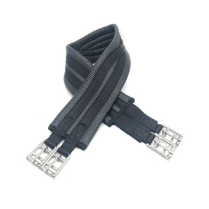 Sangle de dressage pour cheval en cuir PU et maille réglable, de qualité professionnelle, emballage personnalisé, tissu pour usage équestre en studio - Product Image 2