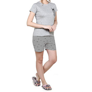 Ensemble coordonné imprimé 2 pièces pour femme, tenue d'été avec haut blanc et short, nouveau ensemble assorti tendance pour les vacances et les tenues décontractées - Product Image 2
