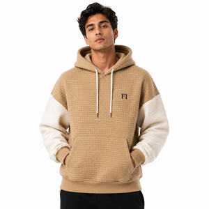 Sweat-shirts à capuche personnalisés bicolores en molleton épais de coton – Vêtements streetwear confortables – Fabricant – Commandes en gros – États-Unis - Product Image 1