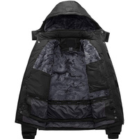 Blouson Bomber Homme Haute Performance Imperméable pour l'Extérieur Hiver Tissu Léger Respirant Écologique Col Montant