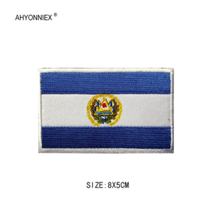 แผ่นปะติดผ้ารูปธงชาติแบบปักมือ AHYONNIEX ทำจากผ้าสักหลาดไม่ทอ รูปทรงสี่เหลี่ยมผืนผ้า สำหรับติดเสื้อผ้า PER HND GTM - Product Image 3