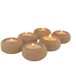 Support de pilier en bois de bambou naturel fait à la main pièce maîtresse de mariage minimaliste décoration de la maison pour les événements fêtes bougeoirs en bois - Product Image 1