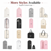 Sac de rangement pour vêtements, costumes et manteaux, en PVC transparent non tissé, anti-poussière, anti-humidité, personnalisable et réutilisable, directement de l'usine