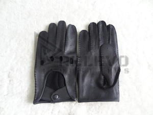 Gants de moto classiques unisexes noirs, élégants, durables, imperméables, protection motocross, personnalisables pour le cyclisme - Product Image 4