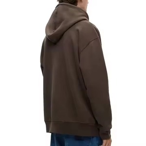 Men's 360 Grams Woven Breathable Pullover <b>Hoodies</b> Custom Logo Pattern Solid Custom Colors No <b>Strings</b> Knitted Blank Printing - Product Image 5