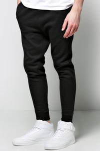 Pantalon de survêtement rose coupe-vent 100 % coton pour homme, taille élastique, poches latérales, tricoté, léger, décontracté, pour l'hiver - Product Image 4
