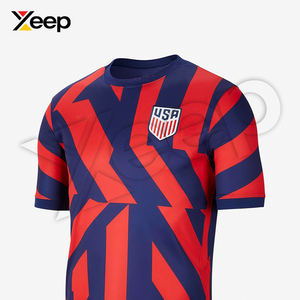 เสื้อฟุตบอลผู้ชาย XEEP รุ่นปรับแต่งได้ XC-SU-13 เสื้อฝึกซ้อมฟุตบอลผ้าโพลีเอสเตอร์ระบายอากาศ แห้งเร็ว ทรงคลาสสิคเข้ารูป - Product Image 2