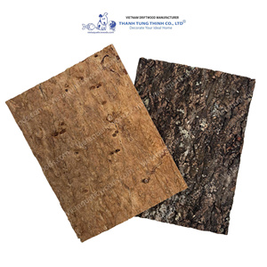 Article populaire : Décoration de terrarium rectangulaire en écorce de liège naturelle, écologique, fabriquée au Vietnam - Product Image 2