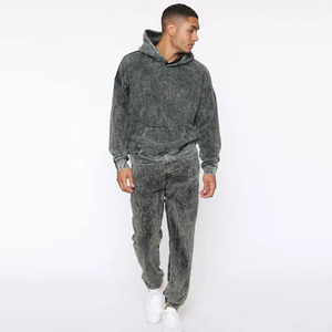 Nuevo Chándal de Invierno para Hombre, Talla Grande, Lavado Ácido, Manga Larga, al Mejor Precio, Chándal Lavado Ácido para Hombre en Oferta - Product Image 4