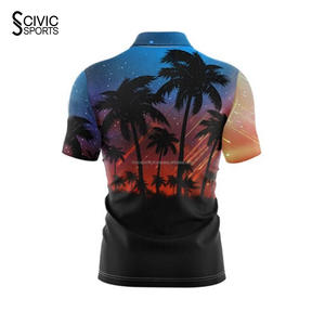 Ventes chaudes Maillots de bowling réversibles personnalisés imprimés par sublimation Tailles plus grandes Chemises d'équipe bon marché - Product Image 4