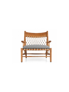 Sillón moderno de madera con diseño de respaldo cruzado, patas resistentes hechas a mano, silla de ocio para sala de estar, muebles para el hogar - Product Image 1