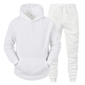 Chándal Unisex de Invierno con Capucha, Lavado, Ecológico, Transpirable, de Poliéster/Algodón, Peso Medio, Informal, Deportivo y Cómodo - Product Image 3