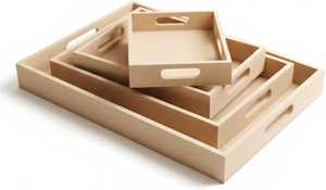 Premium Natural Wooden Jewelry Tray Handmade Decorative Breakfast Tea <b>Coffee</b> <b>Table</b> Rustic Modern Luxury Dishwasher Safe Home - Product Image 4
