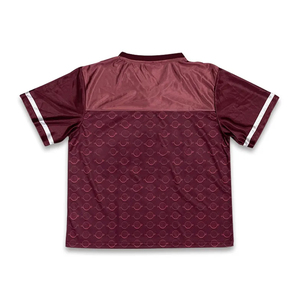 Camiseta de Fútbol Americano Retro Personalizada, Estilo Oversize, Corte Cuadrado, 100% Poliéster Transpirable, Talla Grande, Ropa Urbana Corta - Product Image 3