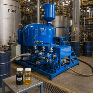 Planta de Regeneración de Aceite para Transformadores de Alto Vacío, Equipo de Decoloración con Tierra de Fuller y Eliminación de Ácido - Product Image 3