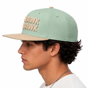 หมวกแก๊ปแบบ Snapback ยูนิเซ็กซ์ พรีเมียม ปรับขนาดได้ ระบายอากาศดี มีสไตล์ ปักลายพัฟฟ์ สไตล์สตรีท ดีไซน์สั่งทำได้ - Product Image 3