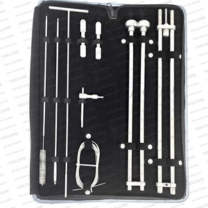 Veterinary Thygesen Fetatome Embryotome Set Stainless Steel Obstetrical Instruments <b>Kit</b> for Cattle Equine with Zipper Case - Product Image 3