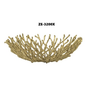 Premium Artisan Bowl for Modern Hospitality and Home FurnishingAluminum Bowl Dining Table Centerpiece Stylish <b>Decorative</b> <b>Accent</b> - Product Image 4