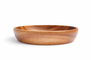 ถาดไม้ทรงกลม KWONHANGGUK ปลอดสารพิษ ลายสลักสไตล์ชนบท - Product Image 2