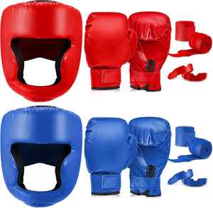Conjunto de Sparring Personalizado, Guantes de Boxeo Profesionales de Cuero Vacuno, Alta Calidad a Bajo Precio - Product Image 6