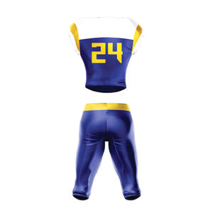 Custom American Football Uniforms 100% Polyester Breathable Tackle Twill Sublimation Screen Printing Personalized Embroidery - Product Image 4