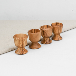 Support à œufs en bois fait main, design exclusif, pour mariage, décoration de table, support pour œufs durs - Product Image 4