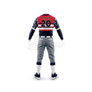 Créez votre propre logo pour une tenue d'équipe de baseball respirante et confortable pour hommes. - Product Image 3