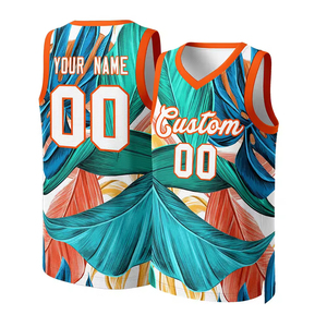 Maillot de basket-ball personnalisé pour hommes, imprimé numériquement, en gros, 100% polyester, respirant, anti-transpiration, SPORTS Sports - Product Image 1