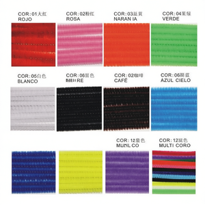 Pulisci-penne colorati assortiti, 12 colori per lavoretti e progetti fai da te - Product Image 3