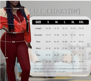 Womens Pink Color Block 2 Piece Sporty Tracksuit <b>Set</b> Full Sleeve Zipper Crop Top With High Waist Leggings Spring Summer Wear - Product Image 6