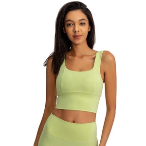 2023 nueva llegada al por mayor sujetadores deportivos de verano para mujer Sexy Yoga correr sin costuras secado rápido Spandex transpirable antibacteriano - Product Image 1
