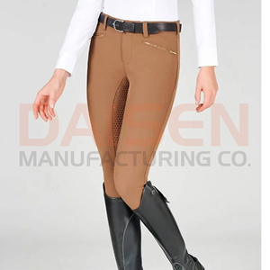 Pantalons d'équitation pour femmes avec grip en silicone, leggings d'équitation extensibles, taille haute, respirants, coupe performante - Product Image 3