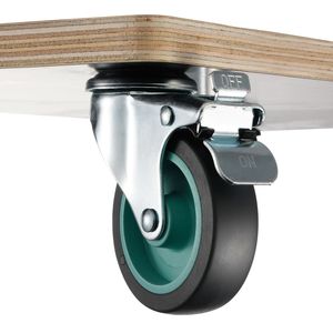 Carrello Multifunzionale per Mobili con Capacità di Carico di 250 Kg, 4 Ruote Silenziose in TPR, Carrello Piatto Rettangolare per Spostare Mobili - Product Image 3