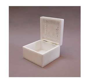Marble Jewelry Box Marble Box Cosmetic Jewelry Storage Box Fabulous Design <b>White</b> Marble Necklace And <b>Bracelet</b> Box - Product Image 5
