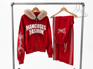 Custom Acid Washed Distressed Screen Printed Embroidered French Terry 100% Cotton Fake Fur Hooded Zip Eco-Friendly Hoodie - Product Image 4