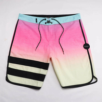 Shorts de Playa de Lujo para Hombre con Logotipo Personalizado, Traje de Baño 100% Poliéster con Estampado de Palmeras, Cintura Media con Cordón Ajustable