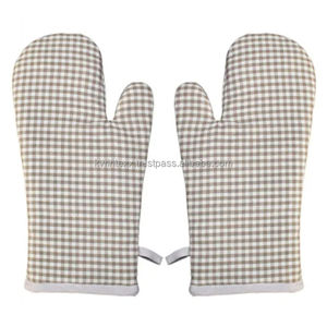High Quality Best Selling Products Custom Resistance High Temperature Printing BBQ Cotton <b>Oven</b> <b>Mitts</b> - Product Image 4