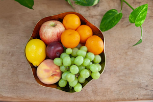 Wave Edge Scalloped Design Wabi Sabi Bloom Shape <b>Large</b> Decorative Hammered Metal Modern Handicraft Bowls Dishwasher <b>Safe</b> - Product Image 6