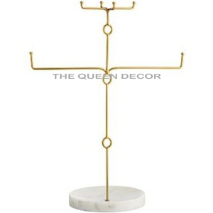 Eye Shape Table Top Jewelry Display Stand Golden Finished <b>Art</b> Deco Home Multi Functional Living Room Decoration - Product Image 5