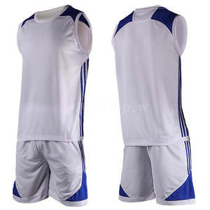 Shorts de basket-ball d'été respirants et confortables en tissu élégant bleu, vente en gros, uniforme de basket-ball pour hommes, OEM - Product Image 4