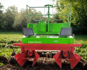 Planteuse de canne à sucre Sabin 2 rangs avec pompe et engrenage numérique 60+ CV, capacité 4-5 acres, système de liaison trois points - Product Image 3