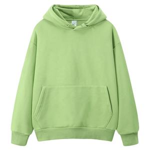 Sweat à capuche pour homme en polyester et coton molletonné, broderie personnalisée sur le devant, vente en gros, saison d'automne, écologique, respirant - Product Image 5