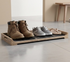 Bandeja de puerta lateral para maletero de casa, bandeja de madera para maletero, organizador para el hogar - Product Image 4