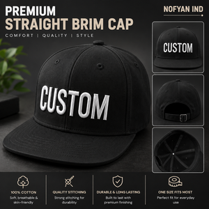 OEM ODM Custom Embroidered <b>Flat</b> Bill Snapback <b>Caps</b> for <b>Men</b> and Women High Quality Breathable Cotton Streetwear <b>Caps</b> Personalized - Product Image 4
