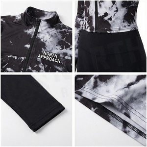 North Approach – Veste de yoga pour femme à manches longues avec fermeture éclair, imprimé tie-dye, respirante, pour le sport - Product Image 4