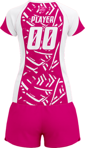 Tenue de volley-ball SpikeStorm Pro AeroSpike Elite, kit de volley-ball ThunderHit Premium, 100 % polyester, impression par sublimation intégrale - Product Image 3