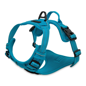 สายรัดอกสุนัขแบบไม่รัดคอ ปรับได้ สะท้อนแสง บุตาข่ายระบายอากาศ เสื้อกั๊กสัตว์เลี้ยง ห่วงรูปตัว D คู่ หลายสี ขายส่ง รับผลิตแบบ OEM พร้อมสกรีนโลโก้ - Product Image 3