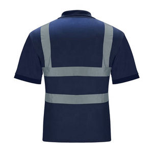 เสื้อยืดสะท้อนแสงสำหรับทำงานผู้ชาย แห้งเร็ว เสื้อยืดนิรภัย - Product Image 3