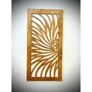 Handcrafted Geometric Modern Wood Eco-friendly Quilt Wall Art Textured Mosaic Sign Large Living Room Decor Wall <b>Hanging</b> Sale - Product Image 3